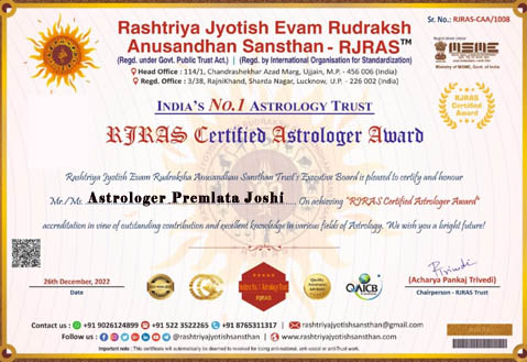 Astrologer Premlata Joshi